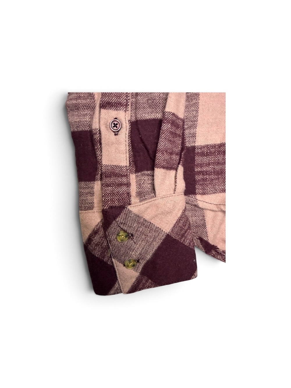 NWT Scotch & Soda Women’s Long Sleeve Plaid Flannel Button-up Shirt - Picture 5 of 5